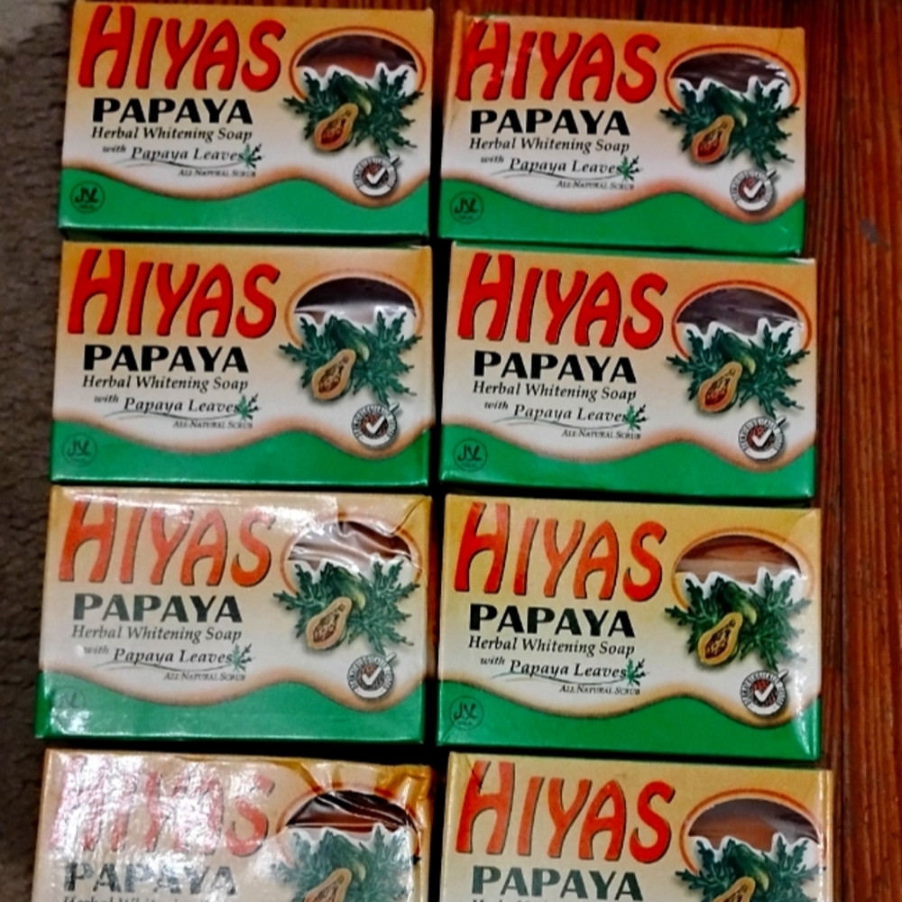 7 bars of Hiyas Papaya Soap